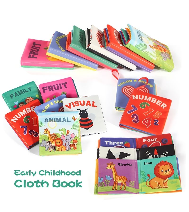 High Value Multi Themed Small Picture Books Enhance Babies Tactile Cognition And Color Recognition Abilities Visual Washable Durable Holiday Gifts Early Childhood Education Toys - Image 5