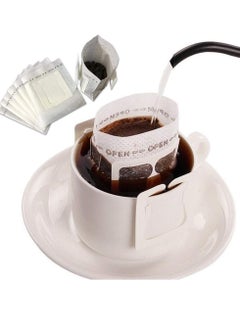 Generic 100pcs Hanging Ear Design Portable Coffee Filter Bag Paper, Disposable Drip Coffee Filter Paper, Compatible With Various Coffee Cups/Utensils, Travel, Camping, Home, School Office Supplies  - Image 2