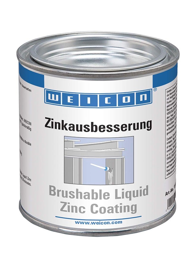 WEICON Brushable Zinc Coating | 375 ml | For galvanized metal surfaces - Image 1