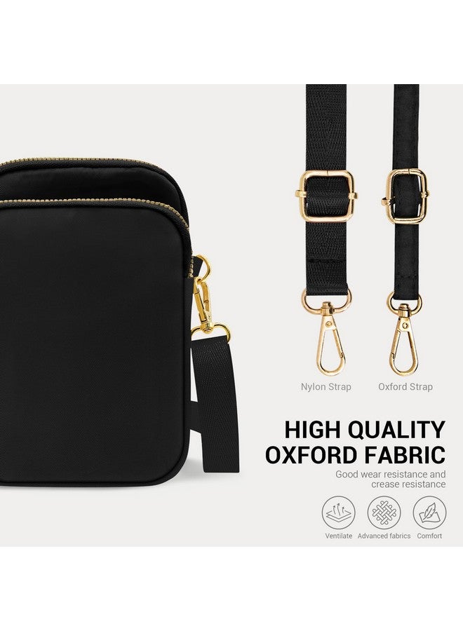 YINHEXI Small Crossbody Bags For Women Trendy Crossbody Cell Phone Shoulder Bags Purses For Women With Adjustable Strap (Black)  - Image 4