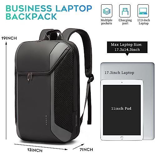 BANGE Smart Business Laptop Backpack Waterproof can fit 15.6-17.3 Inch Laptop with 3.0 USB charging port for men and women - Image 4