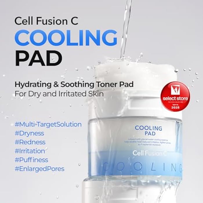 Cell Fusion C Post Alpha Cooling Pad – Hydrating & Cooling Korean Toner Pads | Panthenol & Glacier Water | Hydrating, Depuffing, Pore-Minimizing | 70 Pads / 6.08 fl.oz. - Image 4