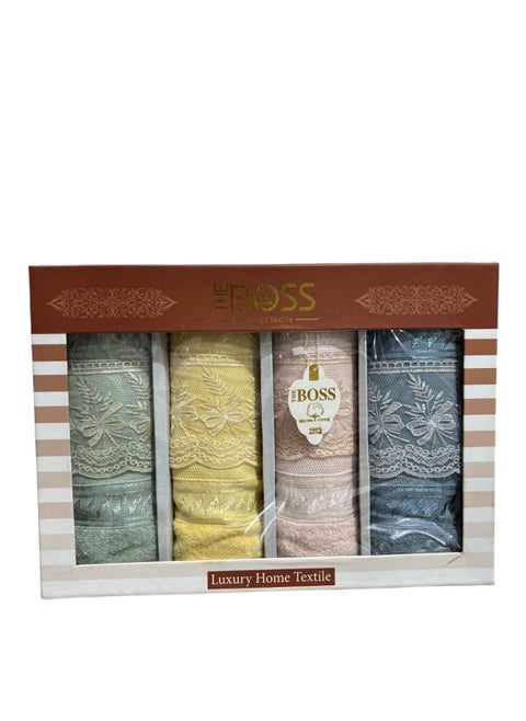 Towel set, 4 pieces, 100% cotton, size 60*120 cm