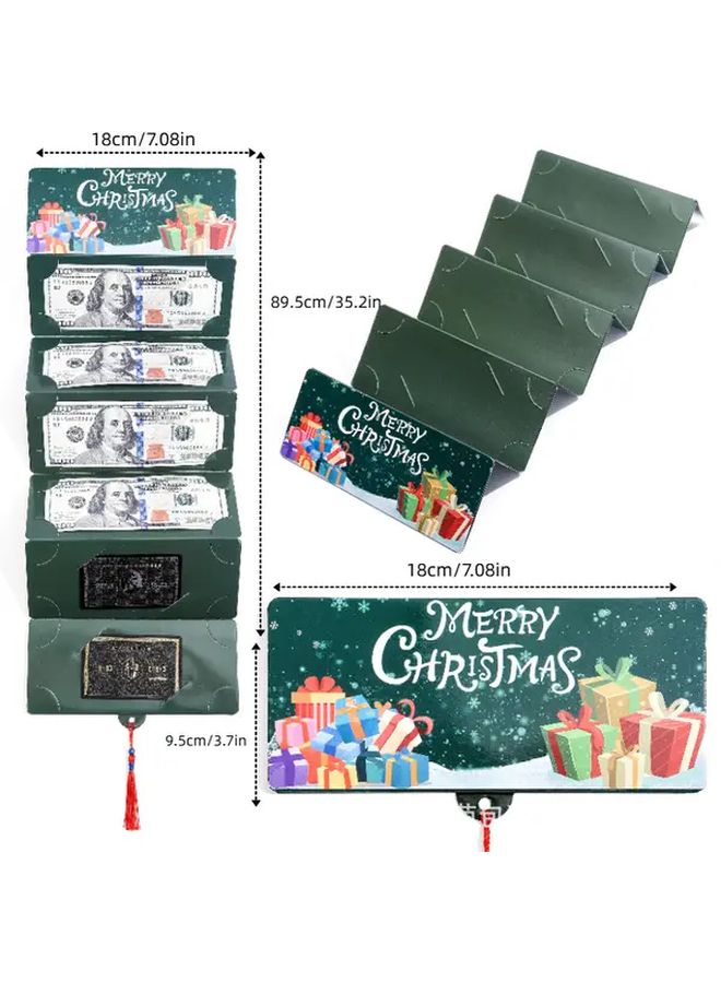 10 Slot Santa Red Envelope Box Set Blue Holiday Party Money Holder Birthday Thanksgiving Decoration Festive Gift Seasonal Premium Quality - Image 3