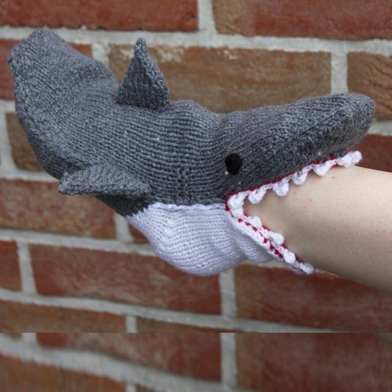 Knit Crocodile Socks  Knitted Crocodile Socks Knitted Creative Mid-Calf Animal Socks - Image 4