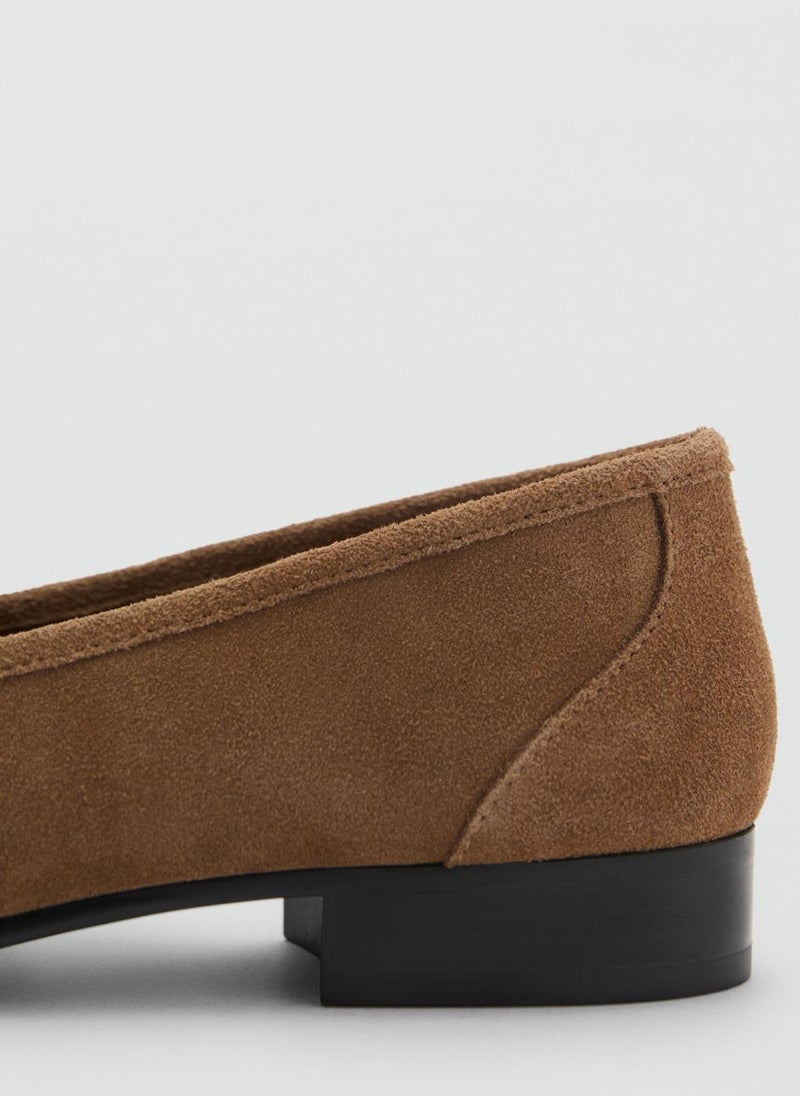 MANGO Suede Buckle Moccasins  - Image 3