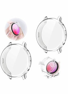 Y&D Screen Protector Case For Samsung Galaxy Watch Active 2, Soft TPU Bumper Full Around Anti-Scratch Flexible Clear Cover 44 Mm ( 2 Pack )  - Image 1