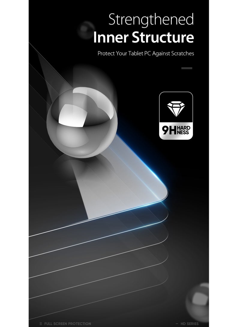 (Pack of 2)Premium Tempered Glass for Huawei MatePad 11 10.95 inch (2021), 9H Anti-Scratch, 2.5D Rounded Edge, HD Anti-Explosion and Oleophobic (Anti-Fingerprint) Film - Image 2