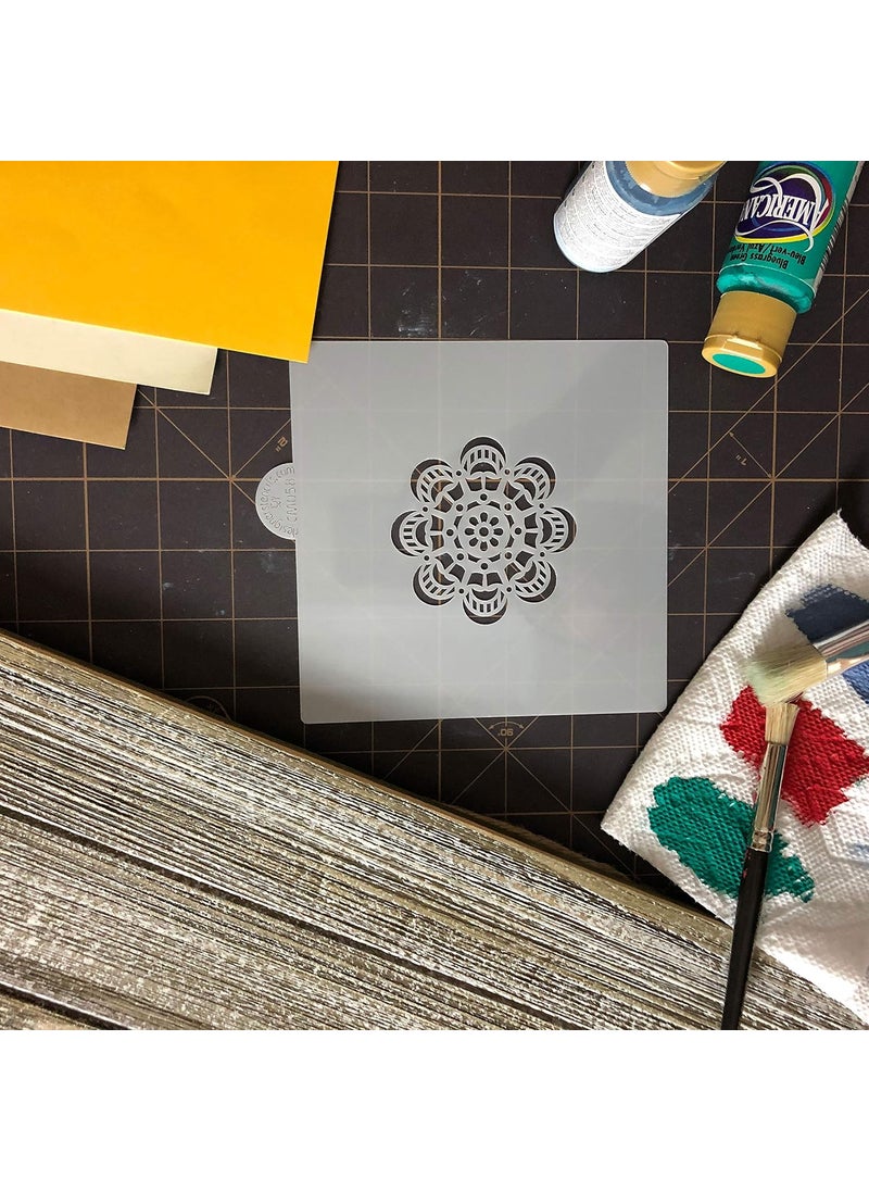 Designer Stencils - Mandala #1 Cookie and Craft Stencil CM058 by Designer Stencils - Image 1