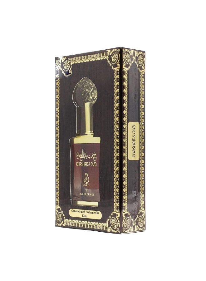ARABIYAT Khashab & Oud Concentrated Perfume Oil 12ml - Image 3