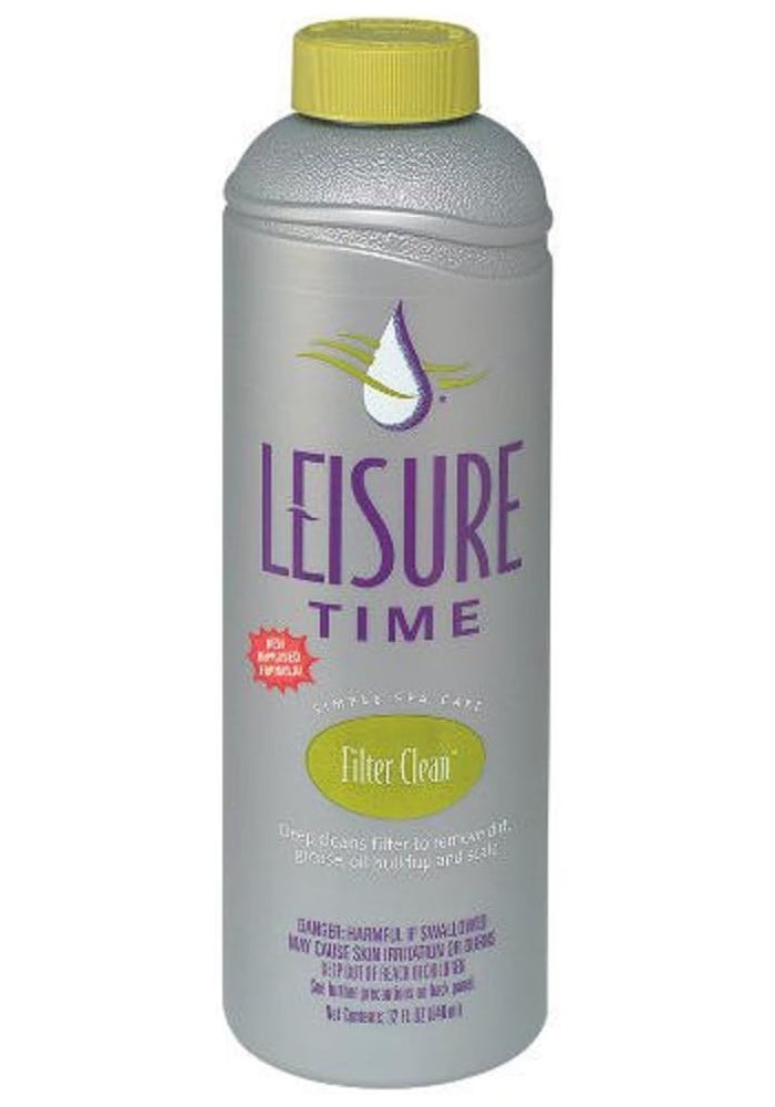 LEISURE TIME Filter Clean Cartridge Cleaner for Spas and Hot Tubs - 32 fl oz