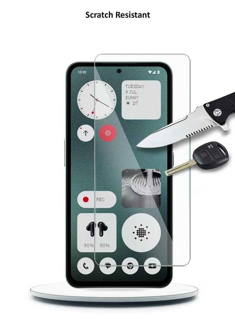 دبليو تيك لا شيء CMF Phone 1 5G 2024 Premium Series حواف منحنية 9H 2.5D واقي شاشة من الزجاج المقوى - شفاف - Image 5