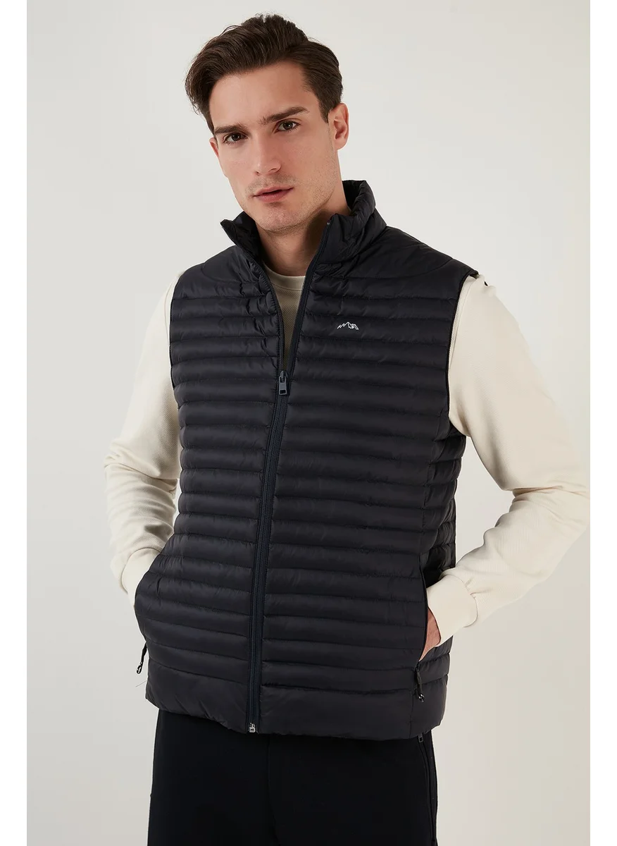 Buratti Regular Fit Stand Collar Pocket Quilted Puffer Vest Men's VEST 497KIM