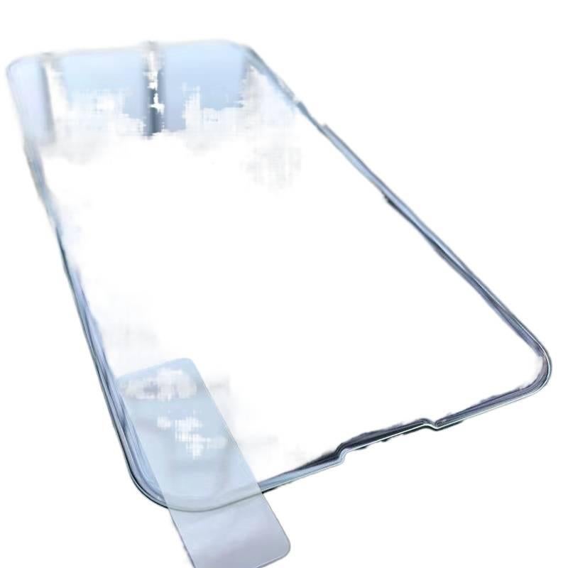 SK غطاء هاتف بGlass لـ iPhone 12 Pro Max مع فيلم ألماس كامل الشاشة ووضوح عالي مع حجب الضوء الأزرق مع تغطية كاملة للحواف باللون Purple Blue Light باللون الأزرق باللون البنفسجي - Image 4