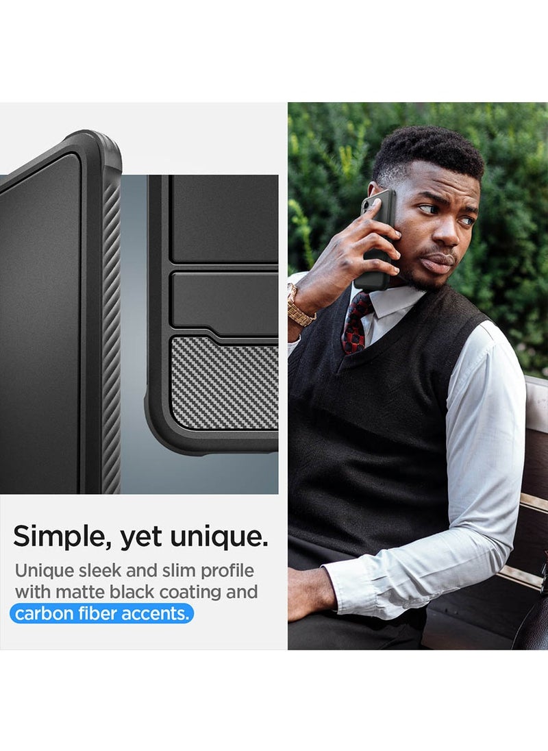 Spigen Rugged Armor for Samsung Galaxy S24 case cover (2024) - Matte Black  - Image 4