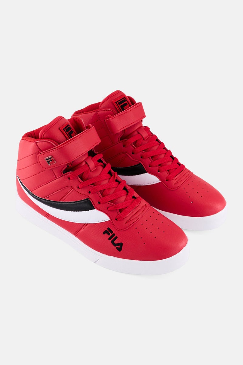 FILA Men Vulc 13 Reverse Flag Lace Up Outdoor Shoes, Red - Image 1