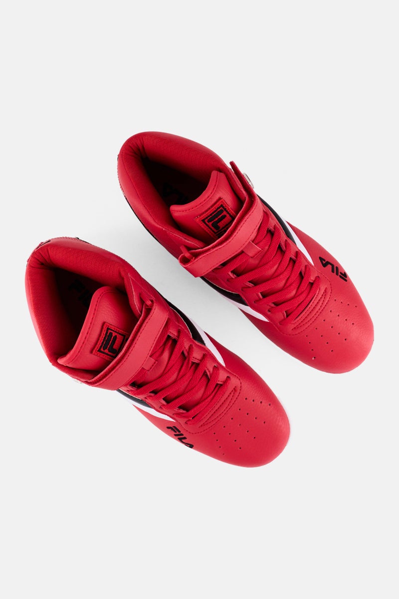 FILA Men Vulc 13 Reverse Flag Lace Up Outdoor Shoes, Red - Image 4