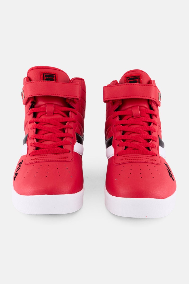 FILA Men Vulc 13 Reverse Flag Lace Up Outdoor Shoes, Red - Image 3