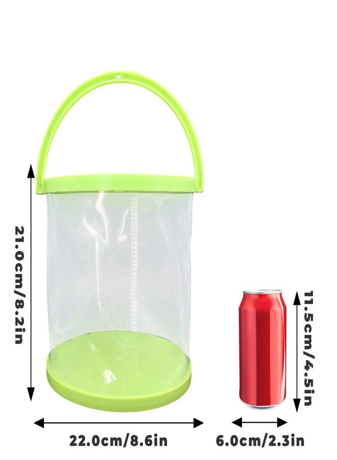 MHLLGN Foldable Small Aquarium, Portable Fish Tank, Fish Transport Container, Plasitc Fish Bowl, Beginner Tank, Great Concept for Catching and Release Critters, Beach, Pool and Lake - Image 2