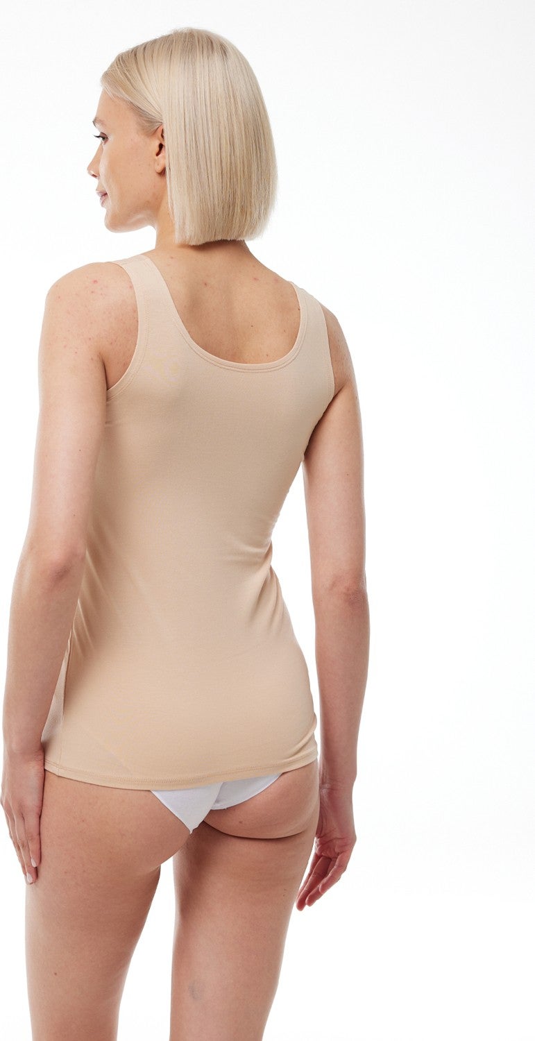 Malabadi Women's Skin Thin Edge Non-Trace Modal Undershirt 193  - Image 3