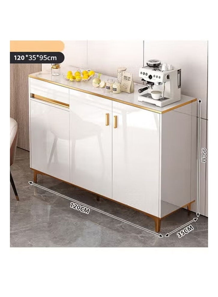 كيكي خزانة أحذية فاخرة متعددة الوظائف مع أدراج تخزين للمدخل بطول 120 سم - Image 2