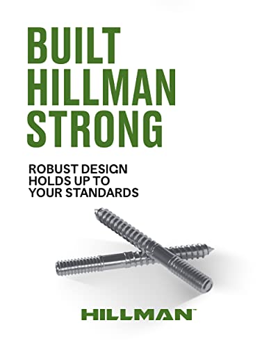 Hillman Group Hanger Bolt, Hurricane Hardware, 25 Pieces, Rust-Resistant, Durable, Headless Fasteners, (1/4" x 2 1/2") Stainless Steel (707316) - Image 2