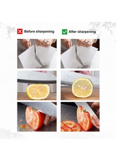 Muyixin Premium Whetstone Knife Sharpening Stone Set Professional Whetstone Sharpener, Premium 4 Side Grit 400/1000 3000/8000 Water Stone, Flattening Stone, Chisel Honing Guide, Cut Resistant Gloves  - Image 3