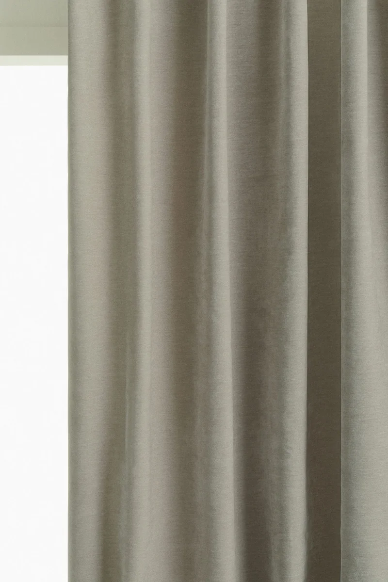 H&M 2-pack long chenille curtain lengths