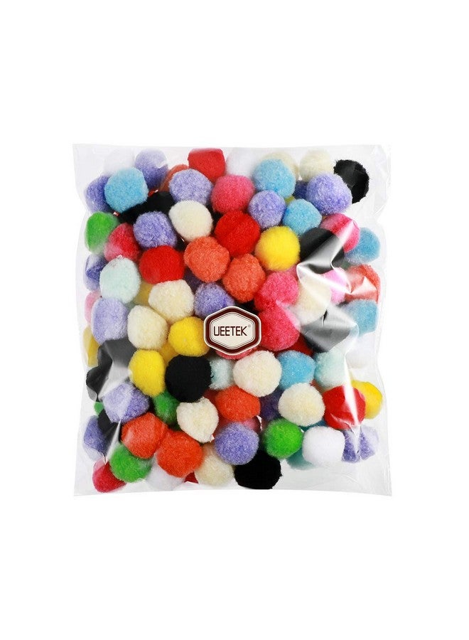 UEETEK 160Pcs Cat Toys Assorted Color Soft Cat Toy Balls Kitten Toys Pompon Balls (Mix Color) - Image 5