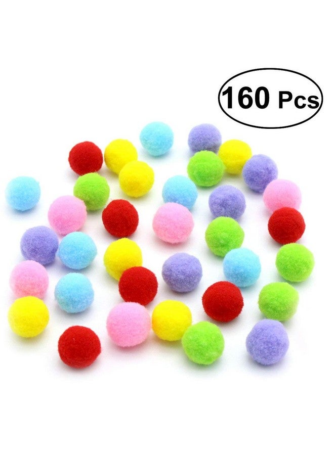 UEETEK 160Pcs Cat Toys Assorted Color Soft Cat Toy Balls Kitten Toys Pompon Balls (Mix Color) - Image 4
