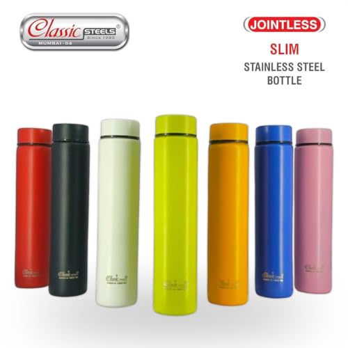 Classic Steels Super Slim Single Wall Stainless Steel Water Bottle 500 ml - Leak-Proof, Lightweight Ideal for Office, Gym, School, Travel, Kitchen, Sports, Green. - Image 5