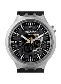 Swatch Unisex Watch Stainless Steel Quartz DARK IRONY  - Image 1