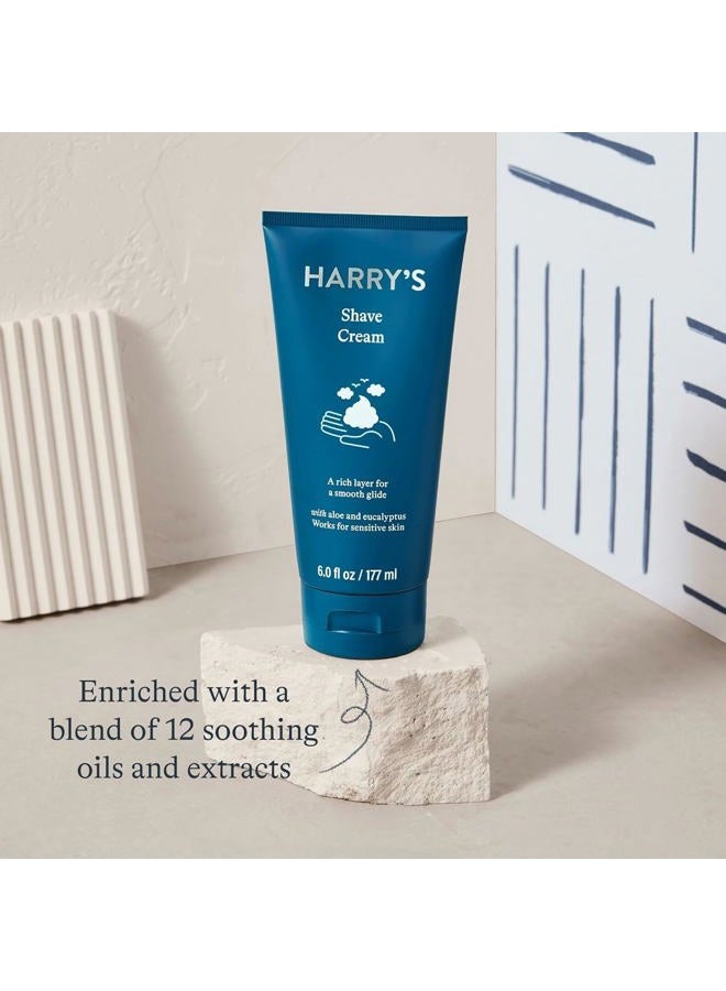 Harry's Shaving Cream - Shaving Cream for Men with Eucalyptus - 2 pack (3.4 oz) - Image 5