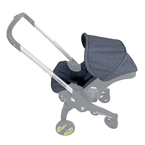 AICTIMO Seat Cushion Changing Kits Clothes, Sun Shade, Stroller Canopy Compatible with Doona Car Seat & Stroller (Grey) - Image 5