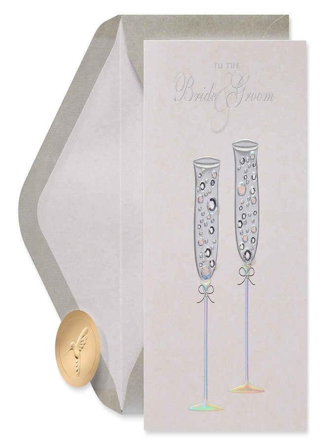 Papyrus Wedding Card (Toast for a Lifetime) - Image 1