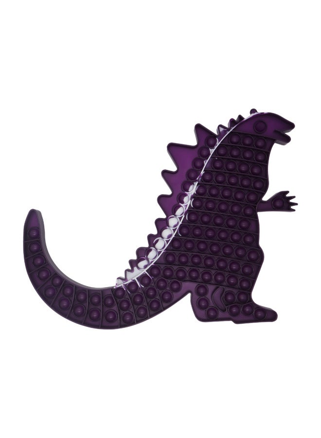 Rodent Pioneer Children's Silicone I Am A Master Bubble Music Desktop Toy Large 38cm Rainbow Dinosaur-Color:Purple - Image 1