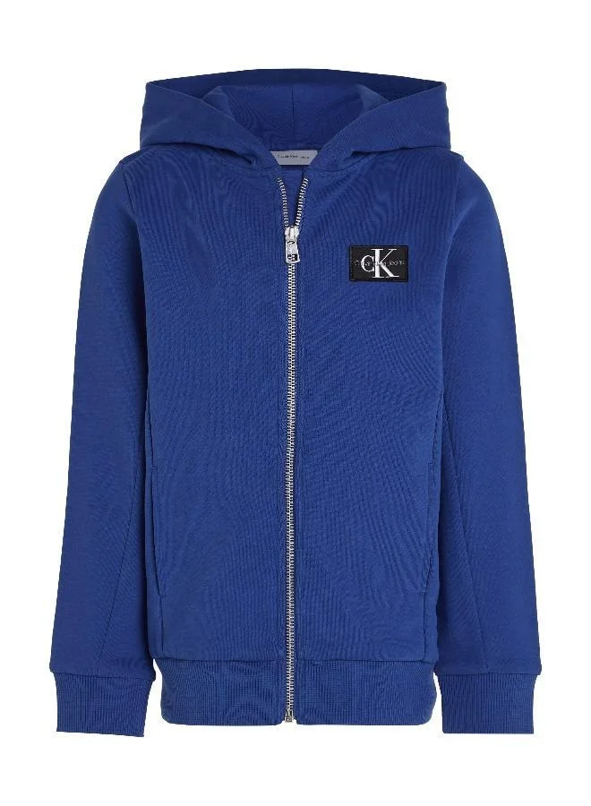 Calvin Klein Jeans Youth Zip Through Hoodie