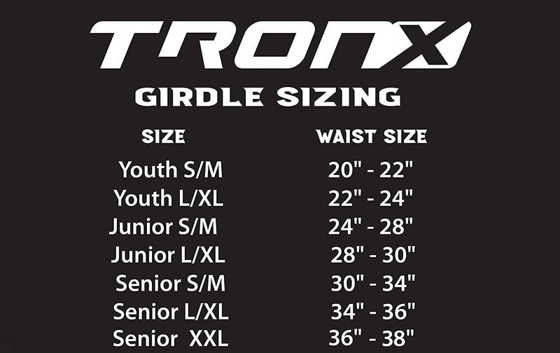 TronX Stryker Senior Adult Junior Youth Inline Roller Hockey Girdles (Senior Large/X-Large) - Image 3