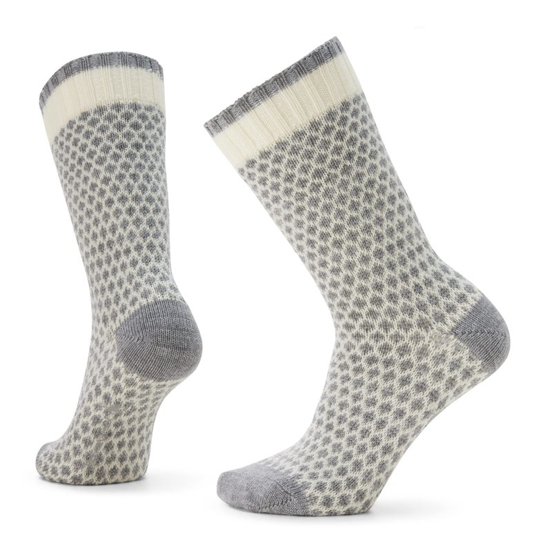 Smartwool Women's Everyday Popcorn Polka Dot Crew Natural L - Image 1