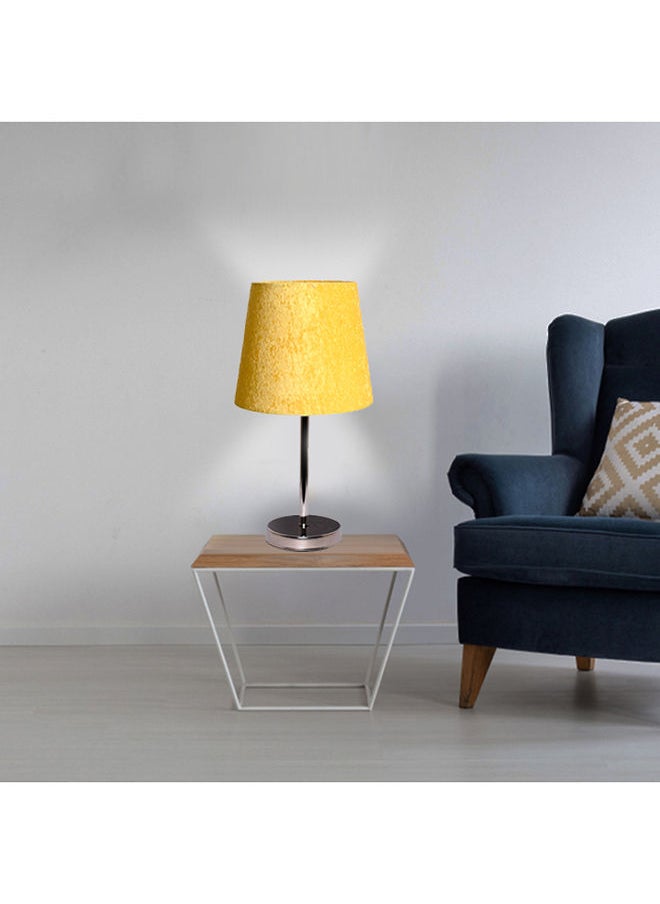 Elsheikh saad - Modern Table Lamp With Silver Barrel - Image 1