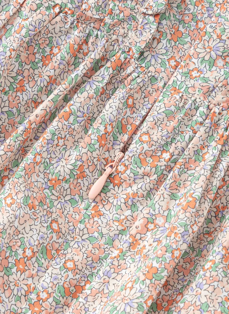 Balabala Floral Ruffle Dress