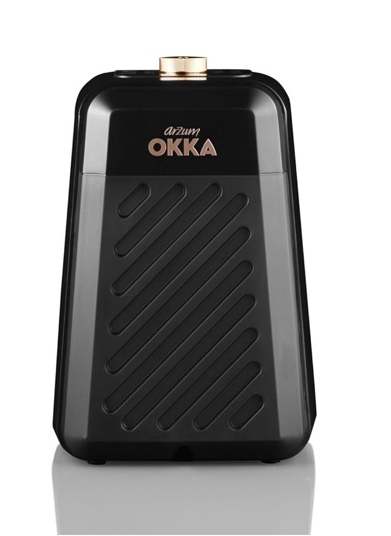 Generic - Okka rich Spin Pro New. automatic Turkish Coffee maker, Milk Drinks & Different hot beverages maker, Stainless still Pot with mixer (Copper) 1 year Manufacturing Warranty - Image 1