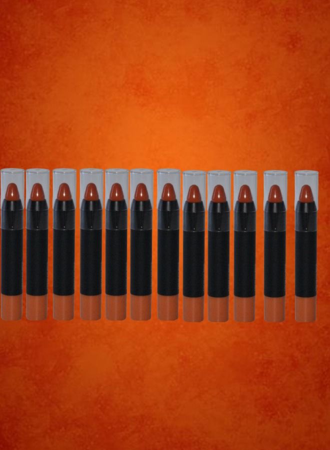 12 قطع شفاه برتقالي كريم رقم 20