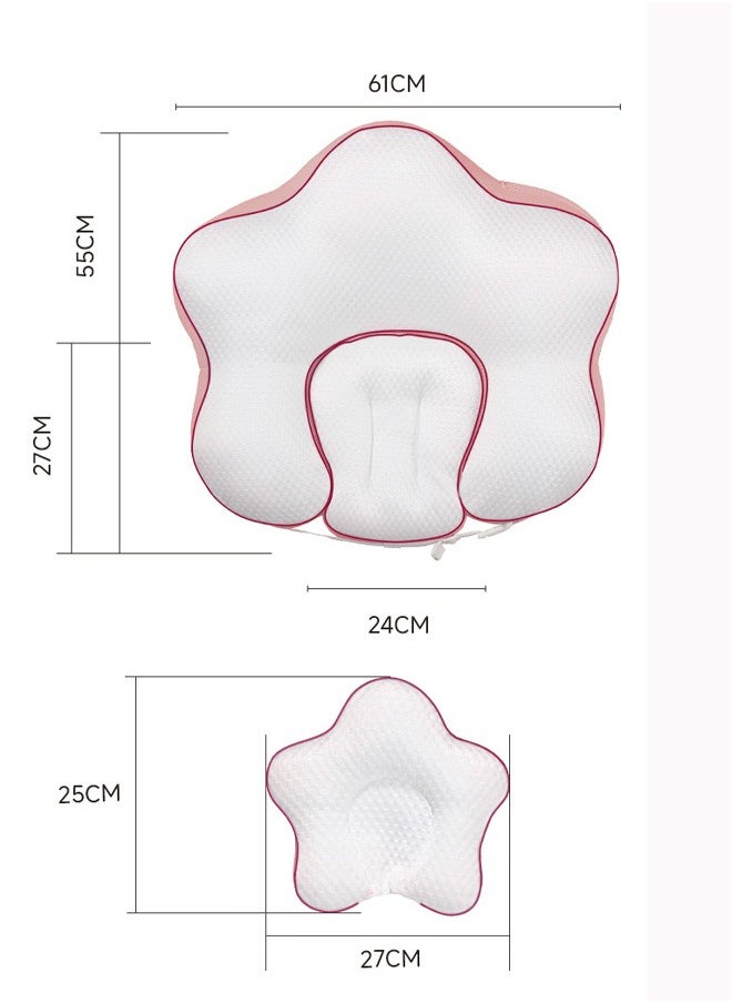 Aissiora Multifunctional nursing pillow Baby nursing pillow Baby anti-milk pillow Newborn feeding pillow Baby nursing pillow Double-sided Baby ramp pillow  - Image 2