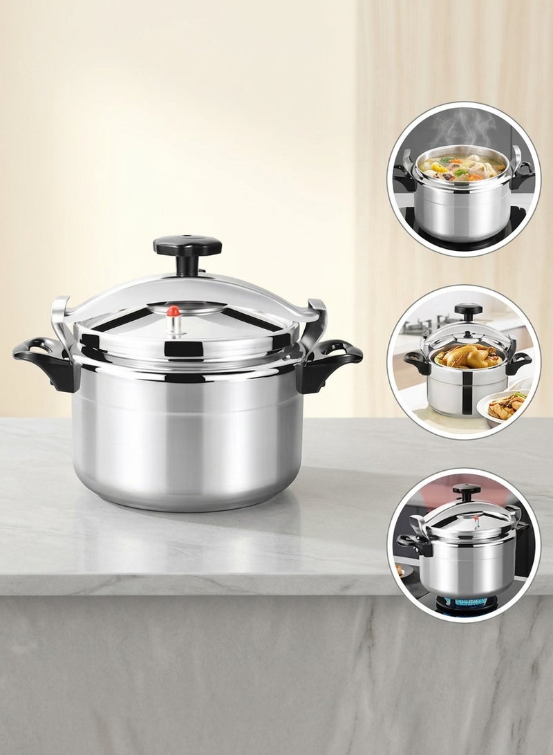 Aluminum Pressure Cooker, 7L Pressure Canner Release Valve Aluminum Canning Pot Cooker Pot Stove Top Instant Pot - Image 1