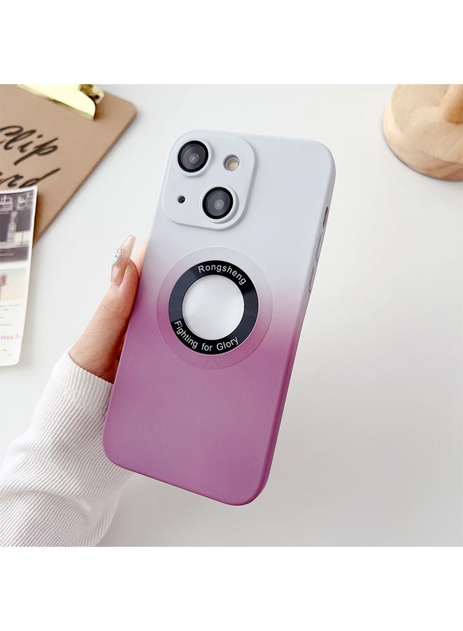 S-TOP Case For iPhone 14 Two-color Gradient MagSafe TPU Phone Case - Image 1