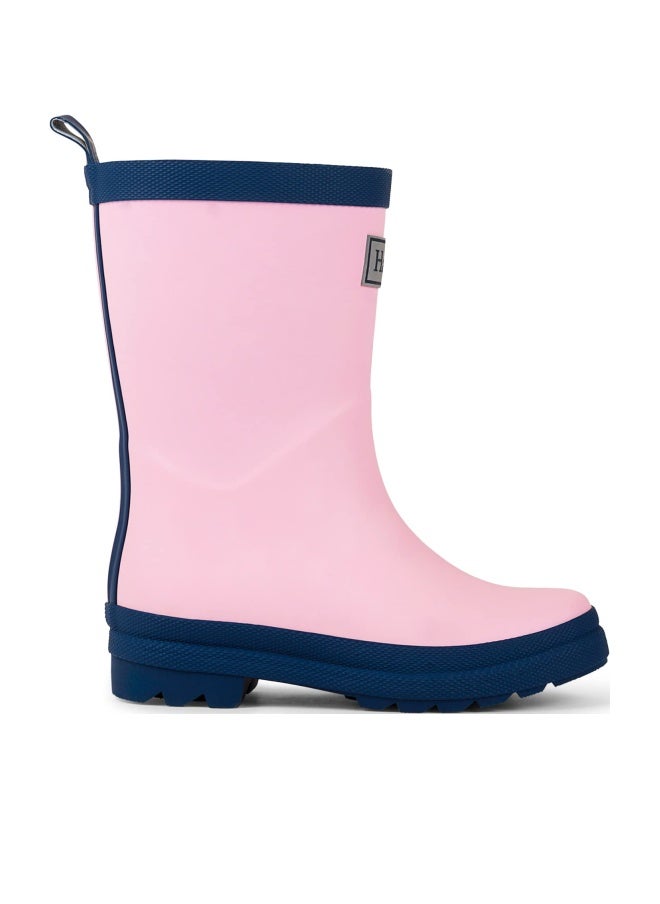 Hatley Unisex Kids Rain Boots, Pink, 2 Big Kid - Image 1