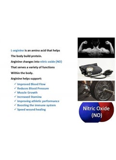 L-ARGININE PRO , L-arginine Supplement - 5,500mg of L-arginine Plus 1,100mg L-Citrulline (Raspberry, 3 Jars)  - Image 4