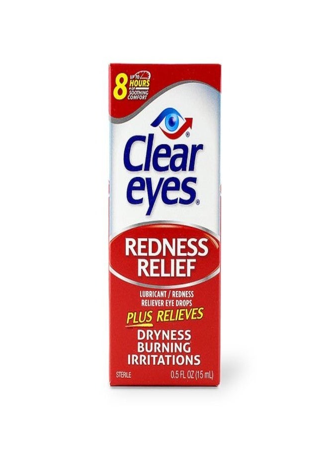 Clear Eyes Redness Relief Drops 15ml 