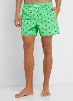 LACOSTE Pattern Printed Swim Shorts  - Image 1